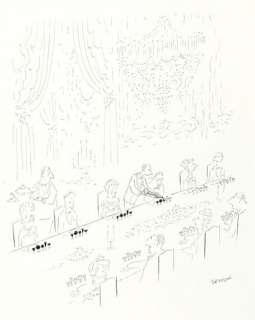 Jean-Jacques Sempé, 1932-2022 France | Dîner (vers 1993) | misc / divers