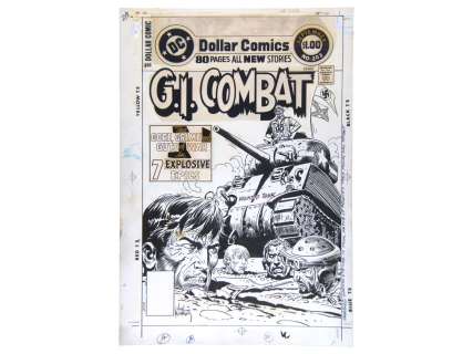 1977 G.I. Combat. #203 Cover Art, Joe Kubert | Weiss Auctions