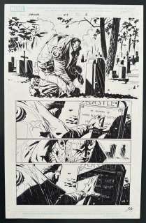 Mark Texeira The Punisher #37 Title Page 2 Original Art (Marvel,, Lot  #93601