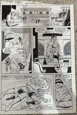 X-MEN ANNUAL #13 PG 19 ORIGINAL MIKE VOSBURG COMIC ART PAGE! ATLANTIS ATTACKS! | eBay US (Buy It Now)