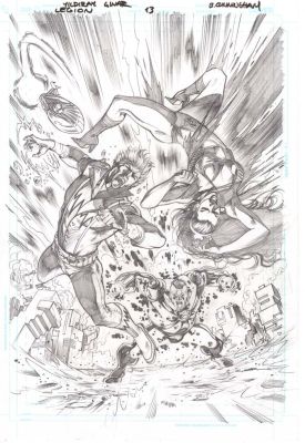 Yildiray Cinar | Legion of Super-Heroes #13 Published Cover | Essential Sequential