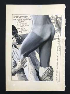 Giorgio De Gaspari - original splash page "Metti una Sera a Cena" - Page volante | Catawiki