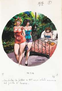 Menelik #42 - Guido Buzzelli - original illustr. x cover - Page volante - EO - (1972) | Catawiki