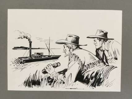 Tex - Virgilio Muzzi	- original illustr. - Page volante - EO | Catawiki