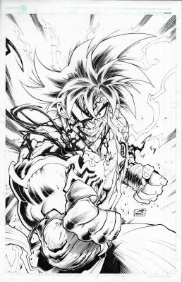 Venomized Goku (Art exclusive as print for a Mexican Con), Gerardo Sandoval | Comix Art Studio
