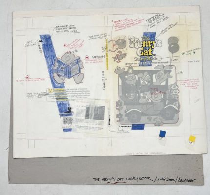 Lot 65 - The seemingly complete printing proof for the artwork for The Henrys… | misc / divers