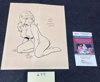 Original Wally Wood Signed Art w/ JSA COA | misc / divers
