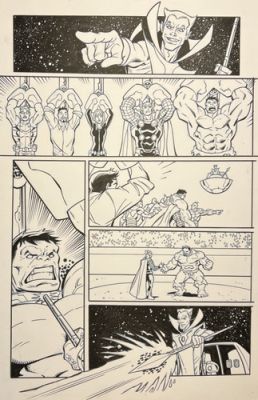Avengers Adventures #11 Original Comic Art Pg 4 Ron Lim/Scott Hanna Art-Hulk | eBay US