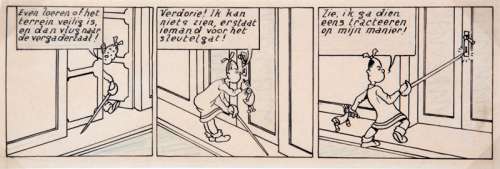 Vandersteen | Rikki en Wiske, strip n°149 Ã  l’encre de Chine e… | Banque Dessinée