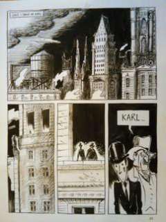 Daniel Casanave - L‘AMÉRIQUE Encre de Chine 32 x 24 cm Adaptation de&hel