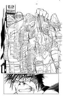 John Romita Jr. - Pencils By John Romita, Jr., Inks By Klaus Janson | WORLD WAR HULK Issue # 1 - page # 15 | The Artist’s Choice