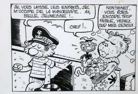 Mouminoux, Guy (Dimitri) - Planche originale - Paille, Amour et Jalousie - (1967) | Catawiki