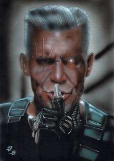Cable - Marvel - Original Painting - Diego Septiembre - EO | Catawiki