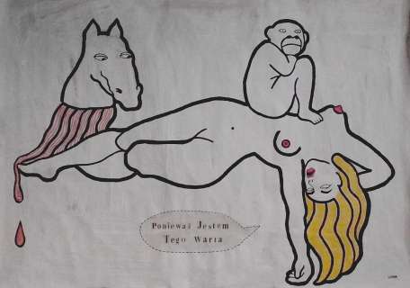 Mariola Stachnik | PoniewaÅ¼ jestem tego warta (Johann FÃ¼ssli) | ArtKomiks Aukcje