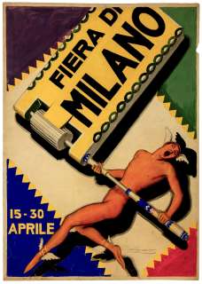 Mauzan Achille Luciano - "Fiera di Milano", 1926 | Urania Casa d’Aste