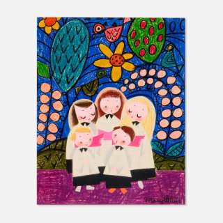 Mary Blair, It’s a Small World Concept Presentation Original Art | Landry Pop Auctions