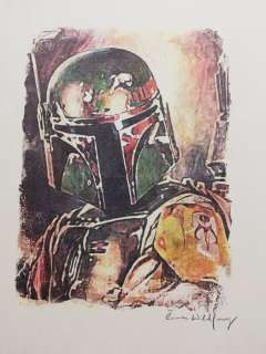 BOBA FETT 40x50cm - Emma Wildfang Oil pastels on an artist cardboard - First edition | Catawiki
