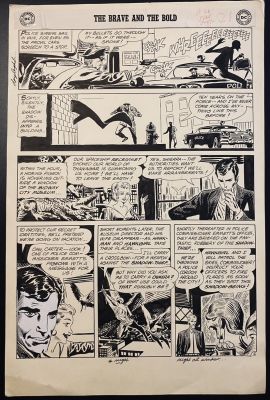 Joe Kubert, Joe Kubert | Joe Kubert Brave And Bold #36 Original Art Page ! 3Rd Sa Hawkman & 1St Shadow Thief | ComicArtFans Classifieds