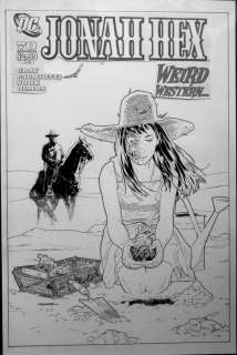 Ryan Sook | JONAH HEX #70 COVER | Black Line Fever