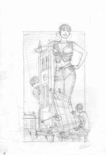 Gibrat. Illustration originale Festival BD | BDEnchères