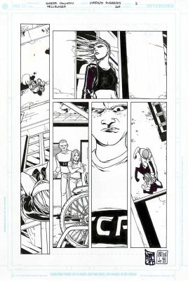 Giuseppe Camuncoli, Lorenzo Ruggiero | Giuseppe Camuncoli - "Hellblazer" #206 Page 5 | ComicArtFans Classifieds