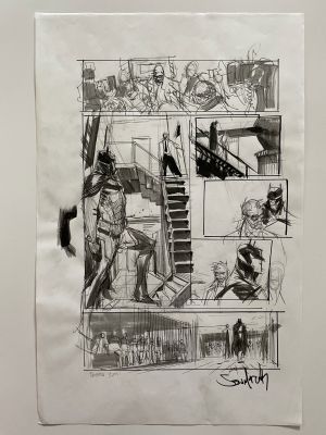 Sean Murphy | Sean Murphy-Batman: White Knight Issue 3 Page 20 Prelim (2018) | ComicArtFans Classifieds