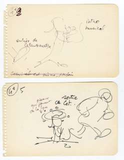 Uderzo, Albert - 2 Storyboards - Les 12 travaux d’Astérix - (1976) | Catawiki