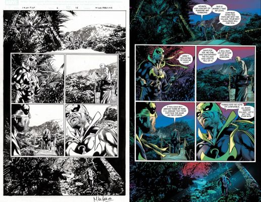 Mike Perkins | Perkins, Mike - Iron Fist #2 P.16 - $275 | ComicArtFans Classifieds
