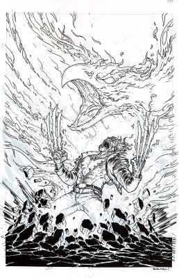 Chris Burnham | Chris Burnham: Old Man Logan # 32 , Phoenix Resurrection Variant Cover (2017) | ComicArtFans Classifieds