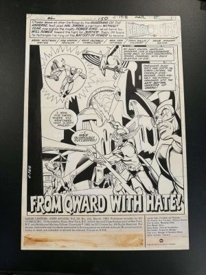 Joe Staton | Green Lantern 150 Pg 1 | ComicArtFans Classifieds