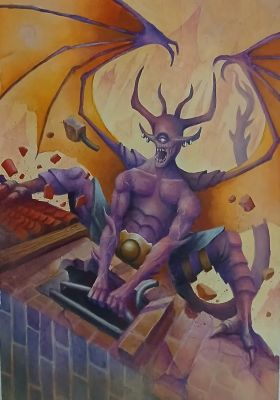 Gaston Barticevic | Devil | ComicArtFans Classifieds
