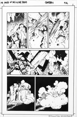Richard Corben | Richard Corben : Hellboy House of the Living Dead Page 42 | ComicArtFans Classifieds
