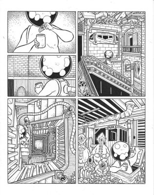 Hans Rickheit | Cochlea & Eustachia - Volume 2 Page 101 (Ce2B43) | ComicArtFans Classifieds