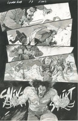 Logan: Black, White & Blood (2026) #1 - WOLVERINE pg 7 SNIKT | Comix Art Studio