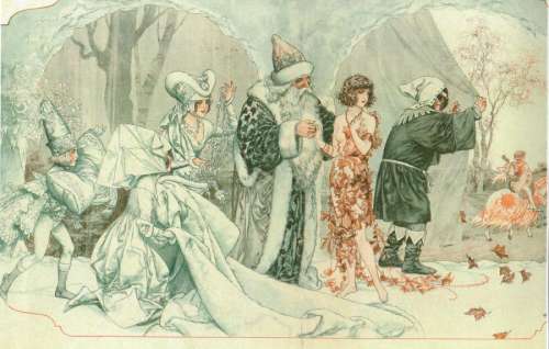 Hérouard Chéri (1881 - 1961) | HÉROUARD Chéri Â« Mariage du vieil Hiver avec la Nature abandonnée par& | Tessier Sarrou