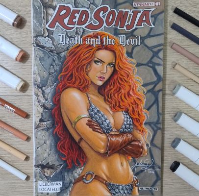 Aledraw | ⚔️Red Sonja ⚔️ | Raremarq (Buy It Now)