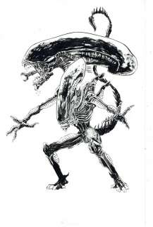 Johnnie Christmas - alien iii xeno design