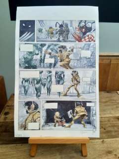 Meddour, Fabrice - Planche originale en couleur - Le temps des cendres T.2 - Papegaï (1ère partie) - (1999) | Catawiki