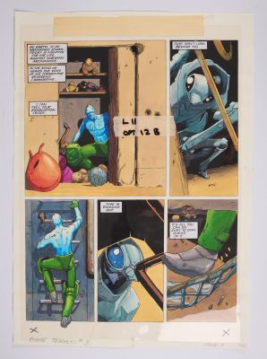 Lot 153 - Alex Ronald 2000 AD Prog #1016 Rogue Troopers Rogue Trooper Friday Colour Story Pages (Fleetway, | Stanley Gibbons Baldwin’s