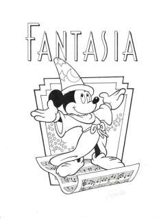 Mickey Mouse - Fantasia - Original Drawing - Jordi David Redo - EO | Catawiki