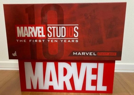 Marvel 10th Anniversary Light Box Marvel Logo Display Used Light-up Junk | eBay US (Buy It Now)