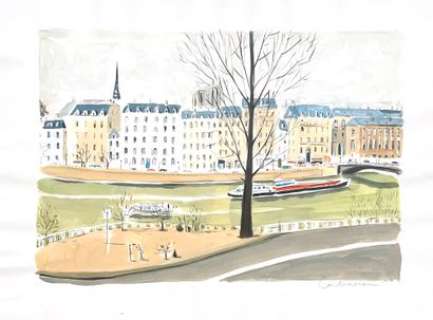 Corbasson, Dominiqueîle... | CORBASSON, DOMINIQUEÎle de la citéSublime illustration... | Aibo Art Auction