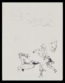 Al Williamson | Original Figure Study Sketch Artwork | Julien’s