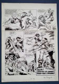 Aidans, Édouard - Planche originale (p.20) - Tounga - Au-delÃ  des terres froides - (1977) | Catawiki