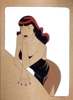 Berthet. Illustration originale Poison Ivy | BDEnchères