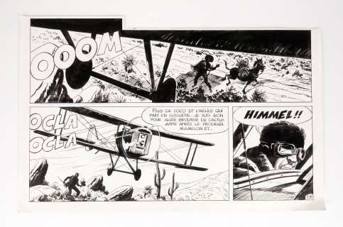 Colin Wilson Thunderhawks Demi... | COLIN Wilson Thunderhawks Demi planche Encre de chine 32... | Vermot et Associés