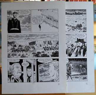 Tex #475 - F. Civitelli - original pages "Il Presagio" - Page volante - EO - (1997) | Catawiki