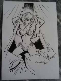 Walthéry, Francois  - Originele tekening - Natasja / Natacha - (1986) | Catawiki