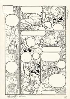 Paperino, Star Wars - Andrea Freccero - tavola originale - EO - (2015) | Catawiki