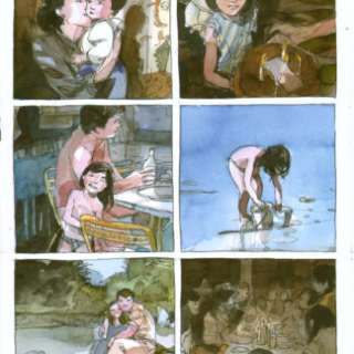 Vincent Bailly | Planche originale « mon père était boxer » | Atelier du 9ème art